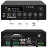 Amplificator mini, cu mixer integrat, pentru adresare publica, cu 1 zone, 70V, 100 V, 4Ω, 8Ω, 1 x 60 W, PA-160M, CKS 1