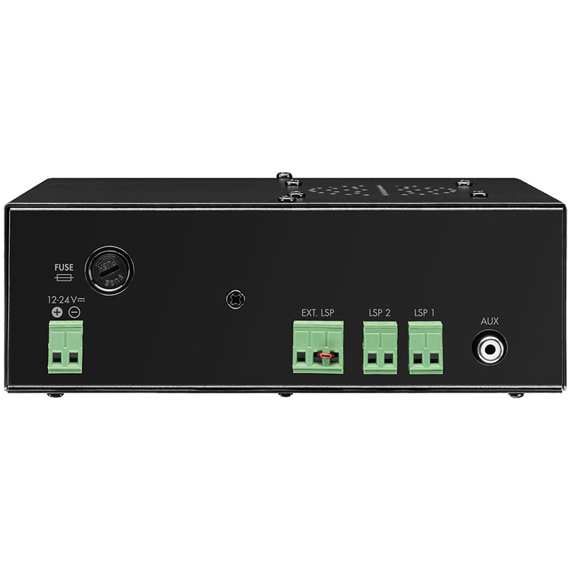 Amplificator cu mixer integrat, cu functie de intercom, pentru adresare publica, cu 1 zone, 4Ω, 1 x 14 W, PA-302, Monacor 2 Amplificator cu mixer integrat, cu functie de intercom, pentru adresare publica, cu 1 zone, 4Ω, 1 x 14 W, PA-302, Monacor - imagine 2