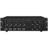 Amplificator zonal, cu mixer integrat, cu matrice, pentru adresare publica, cu 4 zone, 25,70,100 V, 4Ω, 8Ω, 4 x 40 W, PA-4040, Monacor 1