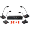 Pachet sistem de conferinta, digital cu fir, pentru discutii, 30 delegati, 1 presedinte, functie de inregistrare audio USB, VIS-DEC/D-T, Vissonic 1