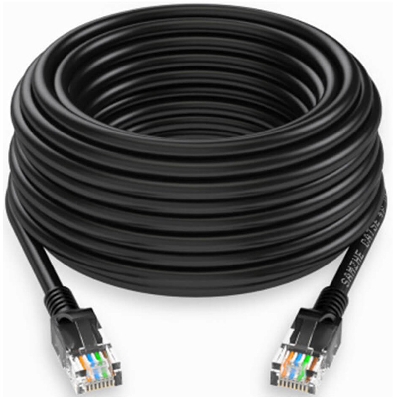 Cablu prelungitor pentru conferinte F/UTP Cat5e, RJ45 ecranat negru de 10 m 1 Cablu prelungitor pentru conferinte F/UTP Cat5e, RJ45 ecranat negru de 10 m