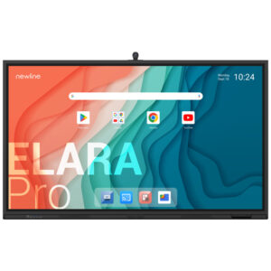 Display profesional interactiv cu touchscreen si camera cu microfon LED Newline Elara Pro TT-7523QCA+, diagonala 75″/189cm, rezolutie 4K UHD (3840 x 2160), luminozitate 450 (cd/m²), Android 13 1 Display profesional interactiv cu touchscreen si camera cu microfon LED Newline Elara Pro TT-7523QCA+, diagonala 75″/189cm, rezolutie 4K UHD (3840 x 2160), luminozitate 450 (cd/m²), Android 13