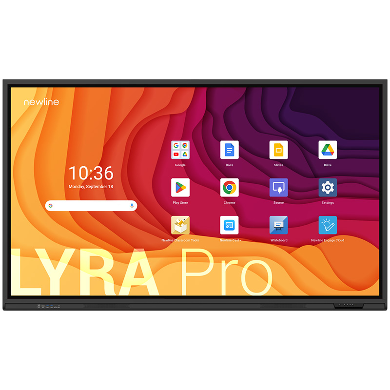 Display profesional interactiv cu touchscreen LED Newline Lyra Pro TT-6523QA, diagonala 65″/164 cm, rezolutie 4K UHD (3840 x 2160), luminozitate 450 (cd/m²), Android 13 1 Display profesional interactiv cu touchscreen LED Newline Lyra Pro TT-6523QA, diagonala 65″/164 cm, rezolutie 4K UHD (3840 x 2160), luminozitate 450 (cd/m²), Android 13