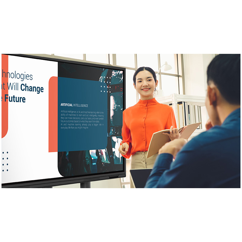 Display profesional interactiv cu touchscreen LED Newline Lyra Pro TT-6523QA, diagonala 65″/164 cm, rezolutie 4K UHD (3840 x 2160), luminozitate 450 (cd/m²), Android 13 5 Display profesional interactiv cu touchscreen LED Newline Lyra Pro TT-6523QA, diagonala 65″/164 cm, rezolutie 4K UHD (3840 x 2160), luminozitate 450 (cd/m²), Android 13 - imagine 5