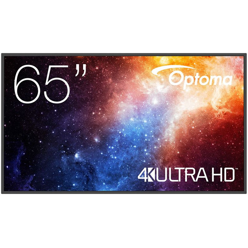Display profesional pentru prezentare si semnalistica digitala LED Optoma N3651K, diagonala 65″/164 cm, rezolutie 4K UHD (3840 x 2160), luminozitate 500 (cd/m²), 24 / 7, Android 11 1 Display profesional LED Optoma N3651K