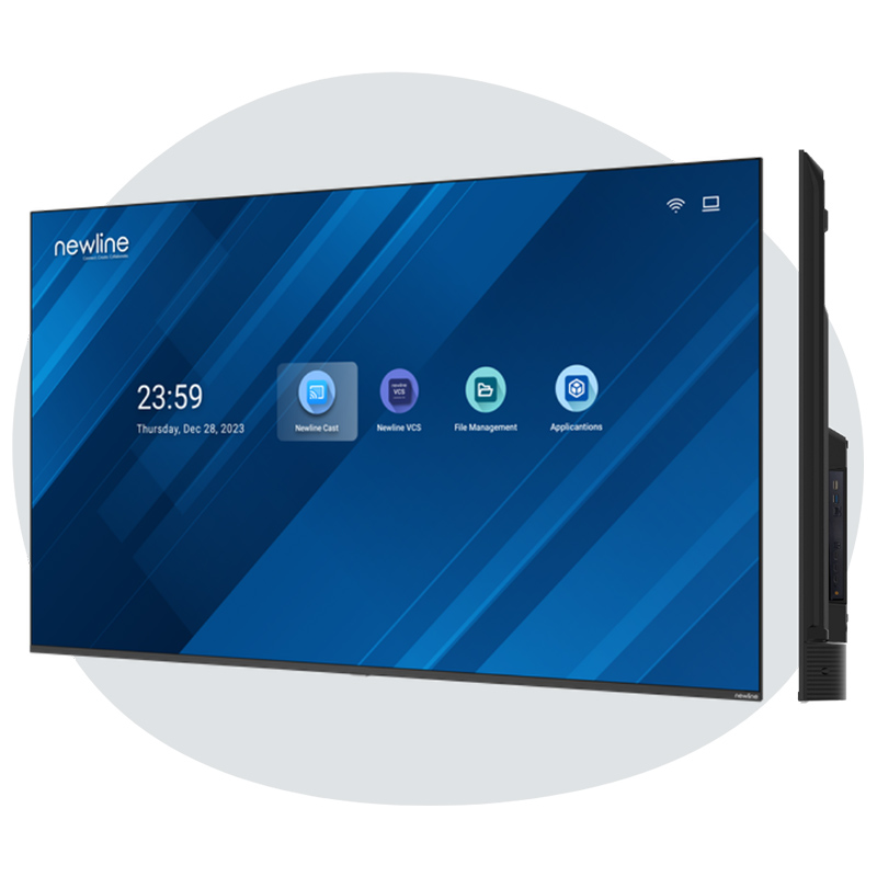 Display profesional pentru prezentare si semnalistica digitala LED Newline STV 43, diagonala 43″/108 cm, rezolutie 4K UHD (3840 x 2160), luminozitate 300 (cd/m²), 24 / 7, Android 14 3 Display profesional pentru prezentare si semnalistica digitala LED Newline STV 43, diagonala 43″/108 cm, rezolutie 4K UHD (3840 x 2160), luminozitate 300 (cd/m²), 24 / 7, Android 14 - imagine 3