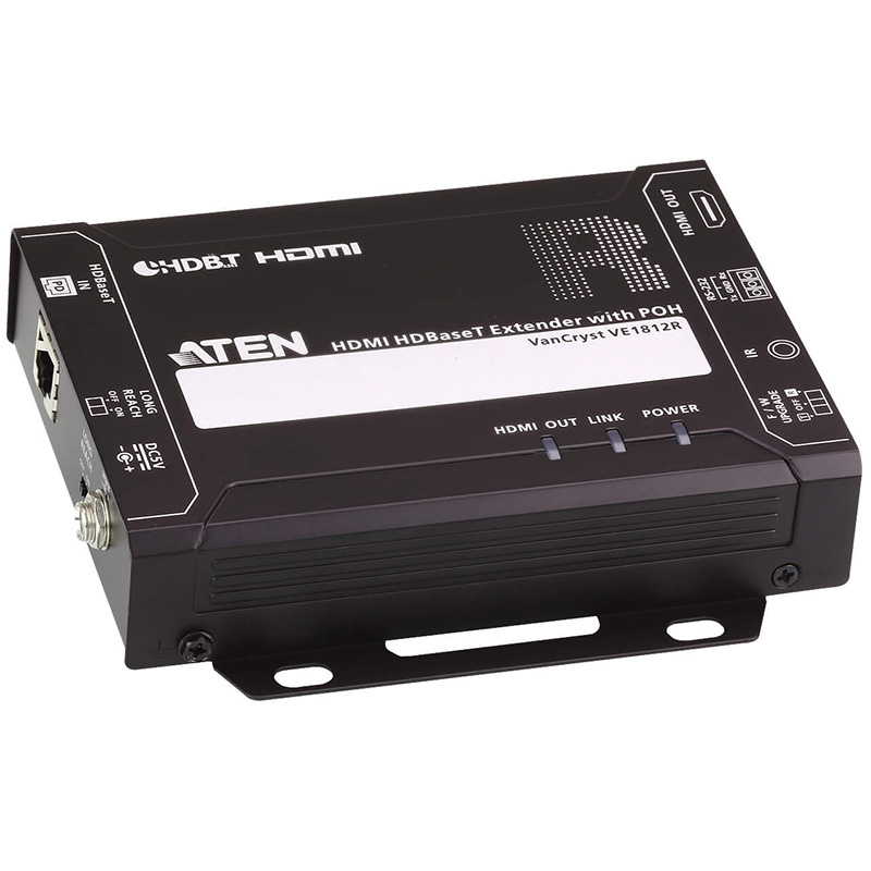 Receptor video HDMI HDBaseT cu PoH maxim 100m, cu rezolutie 4K la 100m, ATEN, VE1812R 4 Receptor video HDMI HDBaseT cu PoH maxim 100m, cu rezolutie 4K la 100m, ATEN, VE1812R - imagine 4