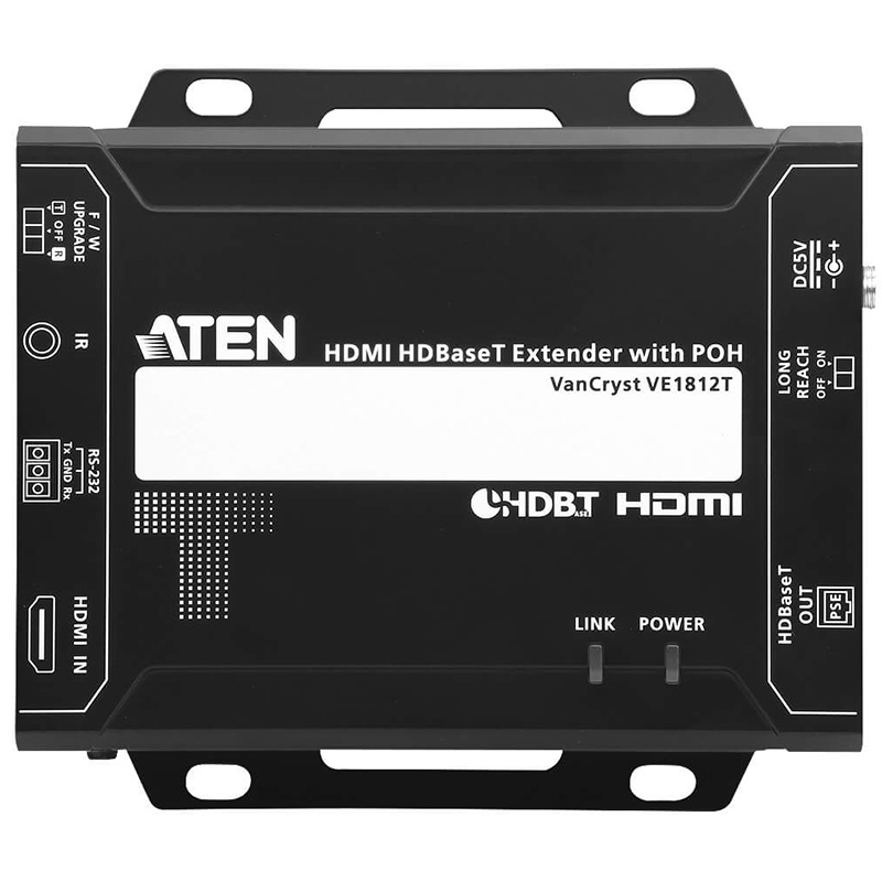Transmitator video HDMI HDBaseT cu PoH maxim 100m, cu rezolutie 4K la 100m, ATEN, VE1812T 3 Transmitator video HDMI HDBaseT cu PoH maxim 100m, cu rezolutie 4K la 100m, ATEN, VE1812T - imagine 3