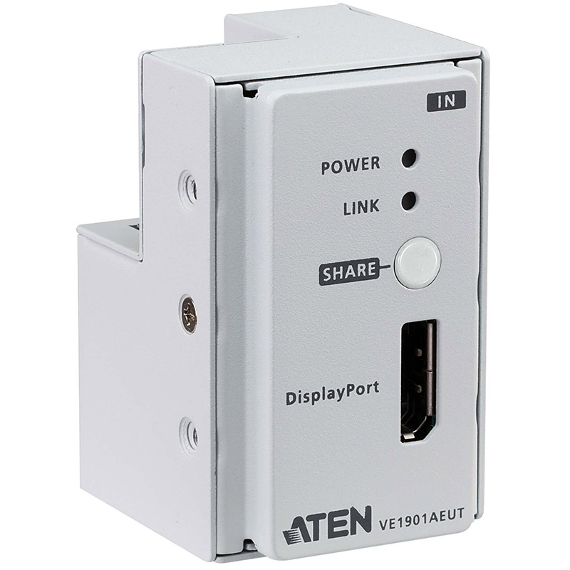 Transmitator video DisplayPort HDBaseT-Lite pentru perete, cu UE/PoH, maxim 70m, cu rezolutie 4K la 40m, Aten, VE1901AEUT 6 Transmitator video DisplayPort HDBaseT-Lite pentru perete, cu UE/PoH, maxim 70m, cu rezolutie 4K la 40m, Aten, VE1901AEUT - imagine 6