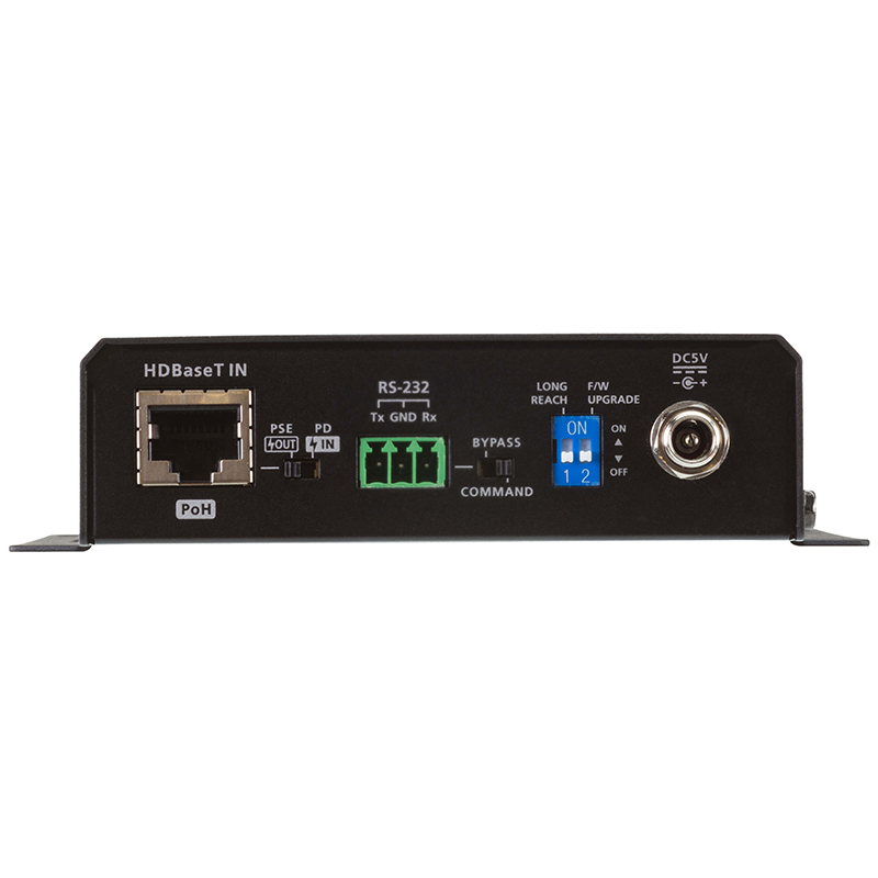 Receptor video HDMI HDBaseT cu extractor audio incorporat, cu PoH bi-directional maxim 100m, cu rezolutie 4K la 100m, ATEN, VE2812PR 2 Receptor video HDMI HDBaseT cu extractor audio incorporat, cu PoH bi-directional maxim 100m, cu rezolutie 4K la 100m, ATEN, VE2812PR - imagine 2