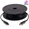 Extender video tip cablu optic activ (AOC) HDMI, rezolutie True 4K, lungime 100m, Aten, VE7835A 1
