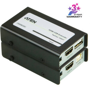 Extender video HDMI si USB pe CAT5, maxim 60m, cu rezolutie 1080p la 40m, ATEN, VE803