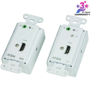 Extender video HDMI si audio pe CAT5 pentru perete, maxim 60m, cu rezolutie 1080p la 40m, ATEN, VE806
