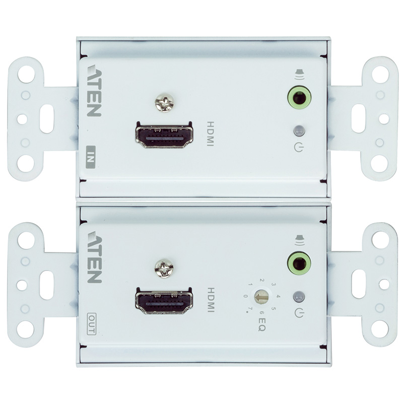 Extender video HDMI si audio pe CAT5 pentru perete, maxim 60m, cu rezolutie 1080p la 40m, ATEN, VE806 2 Extender video HDMI si audio pe CAT5 pentru perete, maxim 60m, cu rezolutie 1080p la 40m, ATEN, VE806 - imagine 2