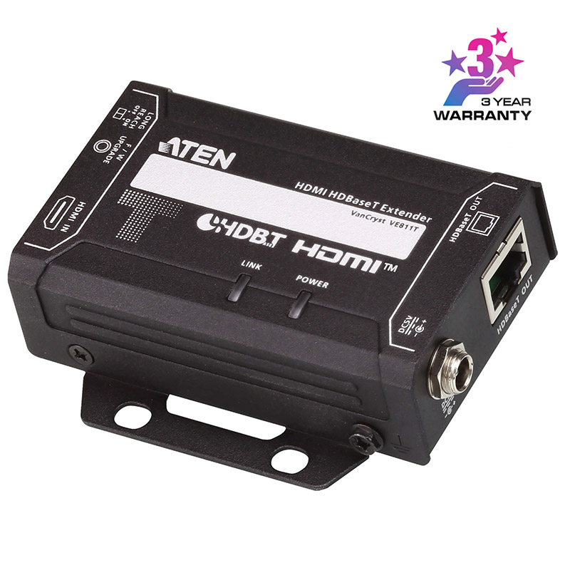 Transmitator video HDMI HDBaseT maxim 100m, cu rezolutie 4K la 100m, ATEN, VE811T 1 Transmitator video HDMI HDBaseT maxim 100m, cu rezolutie 4K la 100m, ATEN, VE811T