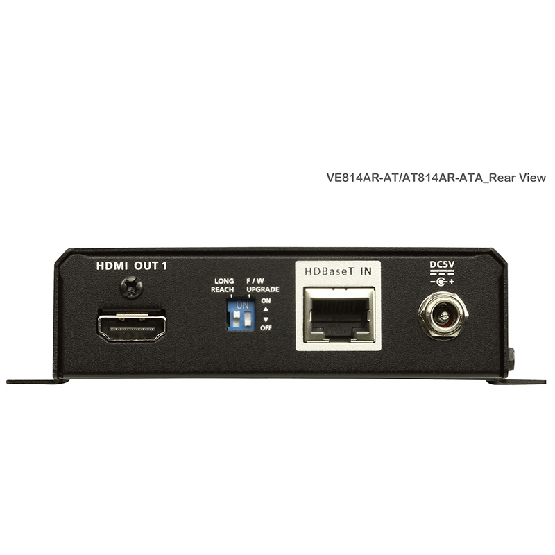 Receptor video HDMI HDBaseT cu iesire duala maxim 100m, cu rezolutie 4K la 100m, ATEN, VE814AR 2 Receptor video HDMI HDBaseT cu iesire duala maxim 100m, cu rezolutie 4K la 100m, ATEN, VE814AR - imagine 2