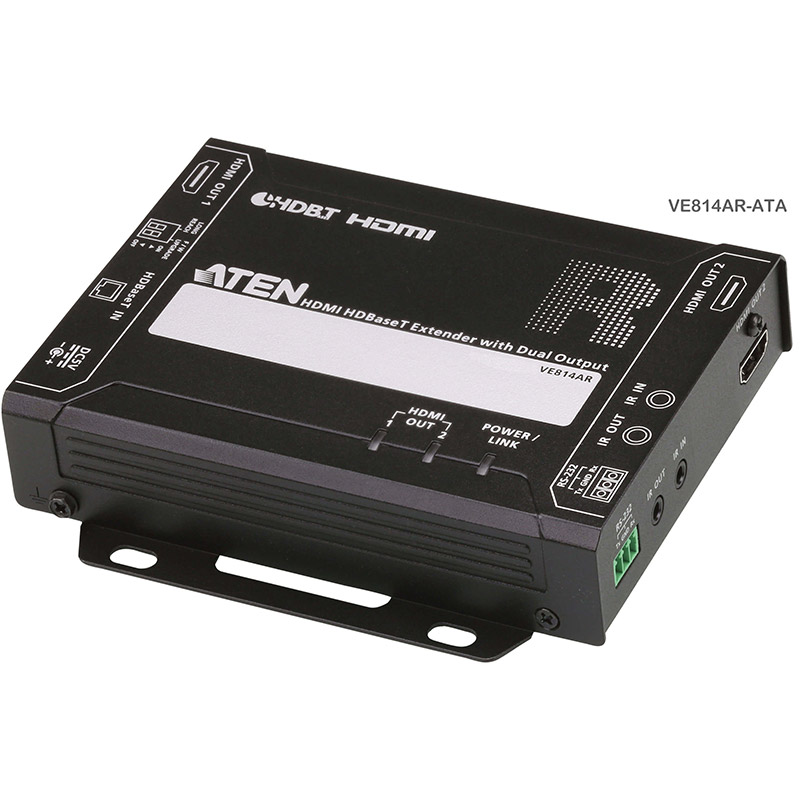 Receptor video HDMI HDBaseT cu iesire duala maxim 100m, cu rezolutie 4K la 100m, ATEN, VE814AR 5 Receptor video HDMI HDBaseT cu iesire duala maxim 100m, cu rezolutie 4K la 100m, ATEN, VE814AR - imagine 5