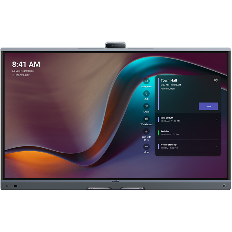 Ecran profesional de colaborare video all-in-one cu touchscreen, camera AI si microfoane pentru Zoom Rooms si Teams Rooms, Yealink MeetingBoard 75 Pro, diagonala 75”/189 cm, rezolutie 4K UHD (2840 x 2160), Android 13 4 Ecran profesional de colaborare video all-in-one cu touchscreen, camera AI si microfoane pentru Zoom Rooms si Teams Rooms, Yealink MeetingBoard 75 Pro, diagonala 75''/189 cm, rezolutie 4K UHD (2840 x 2160), Android 13 - imagine 4