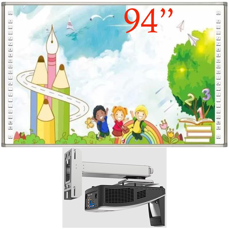 Pachet interactiv: Tabla interactiva 94″ Iboard IB-94Q4 cu pentray inteligent, Videoproiector UST lampa Benq MW855UST, Suport videoproiector, software 1 Pachet interactiv: Tabla interactiva 94" Iboard IB-94Q4 cu pentray inteligent, Videoproiector UST lampa Benq MW855UST, Suport videoproiector, software