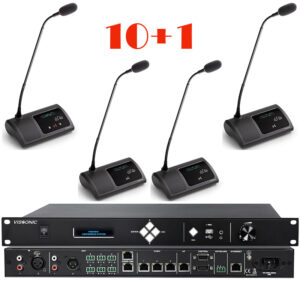 Pachet sistem de conferinta cu DSP, digital cu fir, pentru discutii, 10 delegati, 1 presedinte, functie de inregistrare audio USB, VIS-DCC/D-T, Vissonic 1 Pachet sistem de conferinta cu DSP, digital cu fir, pentru discutii, 10 delegati, 1 presedinte, functie de inregistrare audio USB, VIS-DCC/D-T, Vissonic