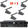 Pachet sistem de conferinta cu DSP, digital cu fir, ecran cu touchscreen, pentru discutii, 30 delegati, 1 presedinte, functie de inregistrare audio USB, VIS-DMD-T, Vissonic 1