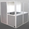 Cabină de traducere ultra-ușoară pentru 3 interpreti, Polytcab 3170, standard ISO 17651-2:2024, 2418x1600x2000 mm 4