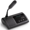 Microfon de conferinta tip presedinte cu ecran OLED, interfata tactila si difuzor, digital cu fir, pentru discutii, VIS-DCC-T, Vissonic 2