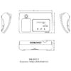 Microfon de conferinta pentru discutii si interpretare tip delegat cu ecran OLED, interfata tactila si difuzor, digital cu fir, VIS-DID-T, Vissonic 3
