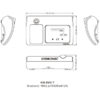 Microfon de conferinta pentru discutii, vot si interpretare tip delegat cu ecran OLED, interfata tactila si difuzor, digital cu fir, VIS-DVD-T, Vissonic 3