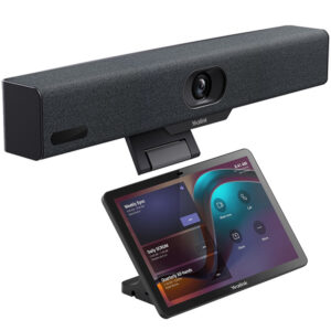 Camera profesionala pentru videoconferinta all-in-one cu urmarire inteligenta, rezolutie 4K, ePTZ, 4 x zoom, pentru Zoom Rooms si Teams Rooms, Meetingbar A10 si panou de colaborare pentru săli de ședințe de 10.1” cu touch si Android 13, CTP25, Yealink 1 Camera profesionala pentru videoconferinta all-in-one cu urmarire inteligenta, rezolutie 4K, ePTZ, 4 x zoom, pentru Zoom Rooms si Teams Rooms, Meetingbar A10 si panou de colaborare pentru săli de ședințe de 10.1” cu touch si Android 13, CTP25, Yealink