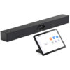 Pachet videoconferinta cu display pentru prezentare Newline STV 75, diagonala 75″, rezolutie 4K UHD, Android 14 si camera videoconferinta all-in-one cu urmarire inteligenta AI, rezolutie 4K, pentru Zoom Rooms si Teams Rooms, Meetingbar A40 si panou de colaborare pentru săli de ședințe de 10.1” cu touch si Android 13, CTP25, Yealink 9