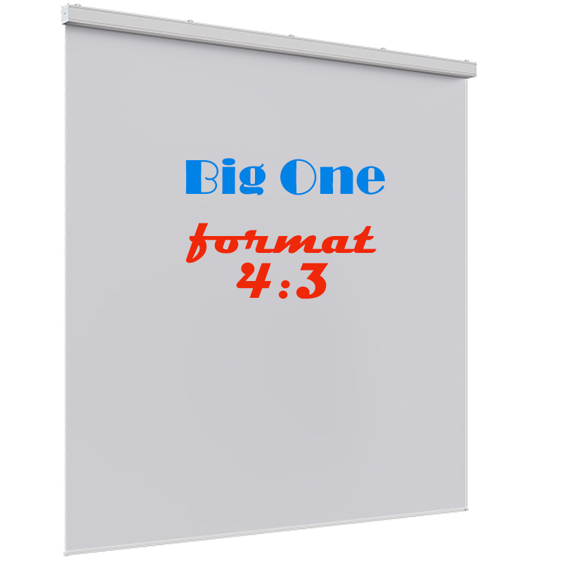 Ecran de proiectie electric de perete, tavan, 800 x 600 cm, telecomanda cu fir, proiectie din fata, format 4:3, panza Vision White, Adeo Screen, Big One 1 Ecran de proiectie electric de perete, tavan, 800 x 600 cm, telecomanda cu fir, proiectie din fata, format 4:3, panza Vision White, Adeo Screen, Big One
