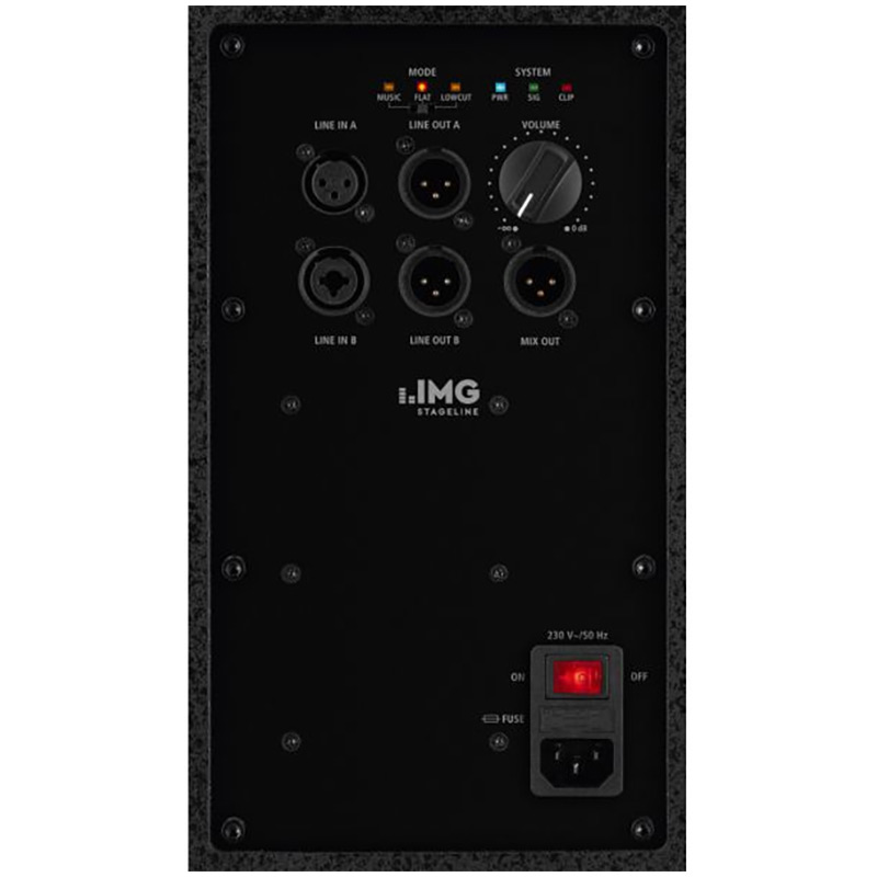 Difuzor full range profesional activ, cu DSP, amplificare cu 2 canale, 200 W, 8″, negru, DRIVE-08A, IMG Stage Line 2 Difuzor full range profesional activ, cu DSP, amplificare cu 2 canale, 200 W, 8", negru, DRIVE-08A, IMG Stage Line - imagine 2