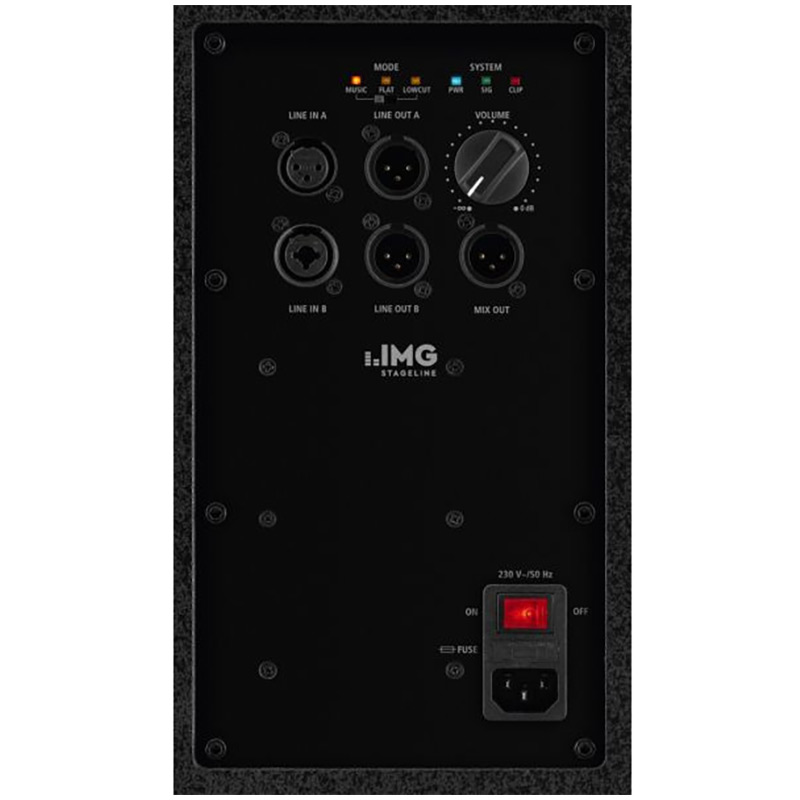 Difuzor full range profesional activ, cu DSP, amplificare cu 2 canale, 200 W, 10″, negru, DRIVE-10A, IMG Stage Line 4 Difuzor full range profesional activ, cu DSP, amplificare cu 2 canale, 200 W, 10", negru, DRIVE-10A, IMG Stage Line - imagine 4