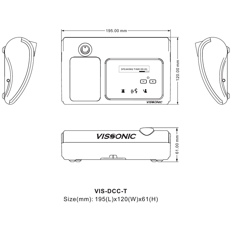 Microfon de conferinta pentru discutii, vot cu card IC si interpretare tip delegat cu ecran OLED, interfata tactila si difuzor, digital cu fir, VIS-DVDIC-T, Vissonic 4 Microfon de conferinta pentru discutii, vot cu card IC si interpretare tip delegat cu ecran OLED, interfata tactila si difuzor, digital cu fir, VIS-DVDIC-T, Vissonic - imagine 4