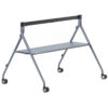 Suport tip stand de podea mobil pentru ecran de colaborare all-in-one, Yealink MB-FS-P860T, cu roti si tava 1