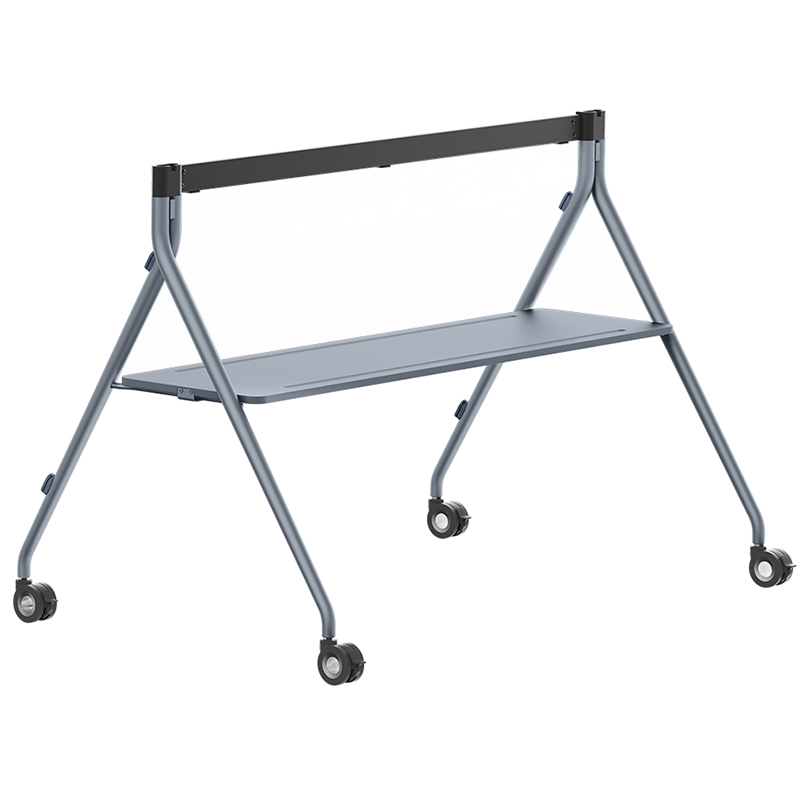 Suport tip stand de podea mobil pentru ecran de colaborare all-in-one, Yealink MB-FS-P860T, cu roti si tava 1 Suport tip stand de podea mobil pentru ecran de colaborare all-in-one, Yealink MB-FS-P860T, cu roti si tava