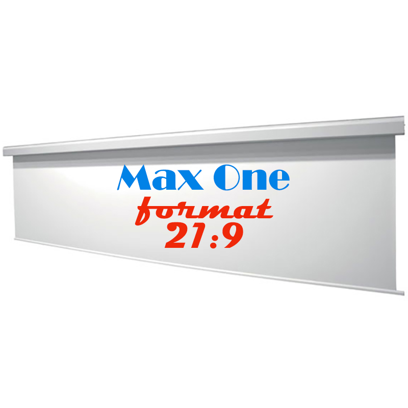 Ecran de proiectie electric de perete, tavan, 600 x 255 cm, telecomanda cu fir, proiectie din fata, format cinematic 21:9, panza Vision White, Adeo Screen, Max One 1 Ecran de proiectie electric de perete, tavan, 600 x 255 cm, telecomanda cu fir, proiectie din fata, format cinematic 21:9, panza Vision White, Adeo Screen, Max One