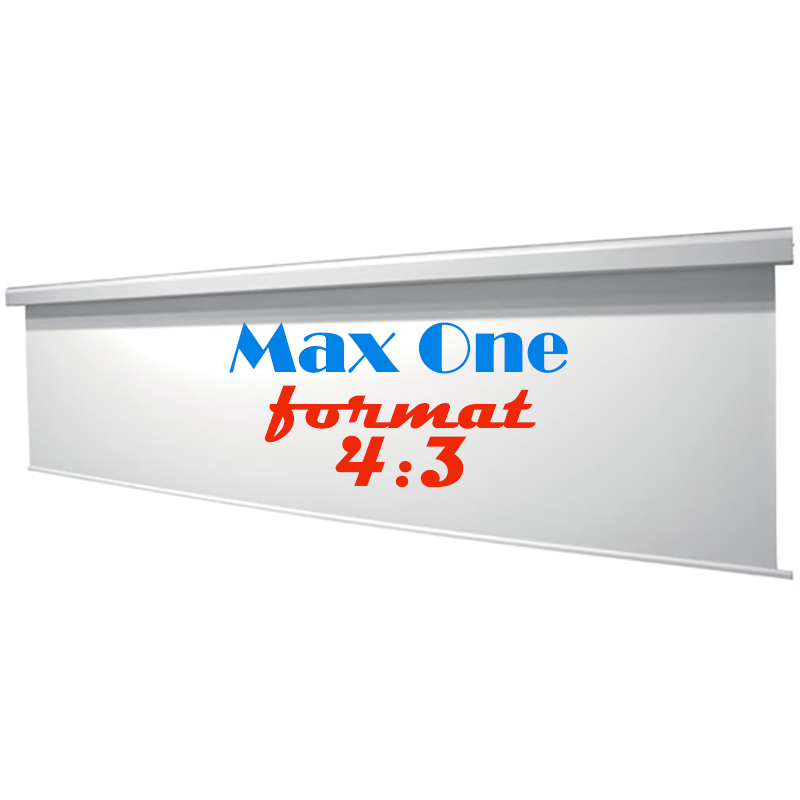 Ecran de proiectie electric de perete, tavan, 550 x 413 cm, telecomanda cu fir, proiectie din fata, format 4:3, panza Vision White, Adeo Screen, Max One 1 Ecran de proiectie electric de perete, tavan, 550 x 413 cm, telecomanda cu fir, proiectie din fata, format 4:3, panza Vision White, Adeo Screen, Max One