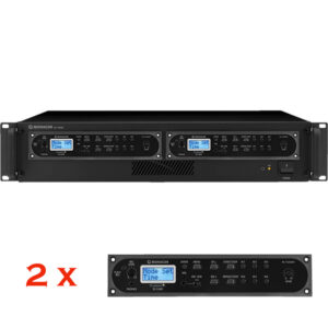 Sonerie scolara programabila cu inserare mesaj digital și temporizator, maxim 40 de evenimente, PA-1120DMT cu extensie PA-1200EX, Monacor 1 Sonerie școlară PA-1120DMT cu extensie PA-1200EX, Monacor