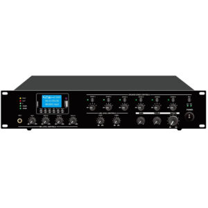Amplificator zonal, cu mixer integrat, Mp3 si tuner, pentru adresare publica, cu 6 zone, 100 V, 4Ω, 1 x 500 W, PAZ-5006, CKS 1 Amplificator zonal 6 zone 100V 500W PAZ-5006 CKS