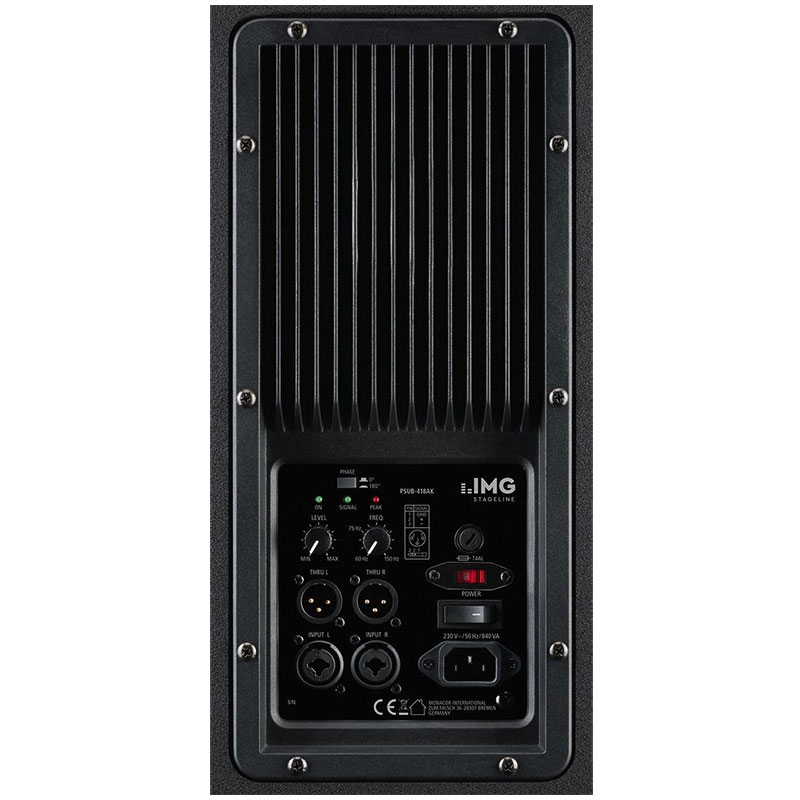 Subwoofer PA profesional, 1.000 W, 18″, negru, PSUB-18AKA, IMG Stage Line 2 Subwoofer PA profesional, 1.000 W, 18", negru, PSUB-18AKA, IMG Stage Line - imagine 2