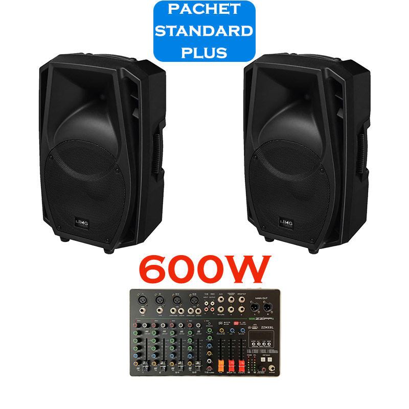 Sistem portabil de sonorizare si adresare publica cu 2 difuzoare active WAVE-10A IMG Stage Line si mixer ZZMX8L ZZIPP, cu player media încorporat USB/SD și Bluetooth, total putere 600W 1 Sistem portabil de sonorizare si adresare publica cu 2 difuzoare active WAVE-10A IMG Stage Line si mixer ZZMX8L ZZIPP, cu player media încorporat USB/SD și Bluetooth, total putere 600W