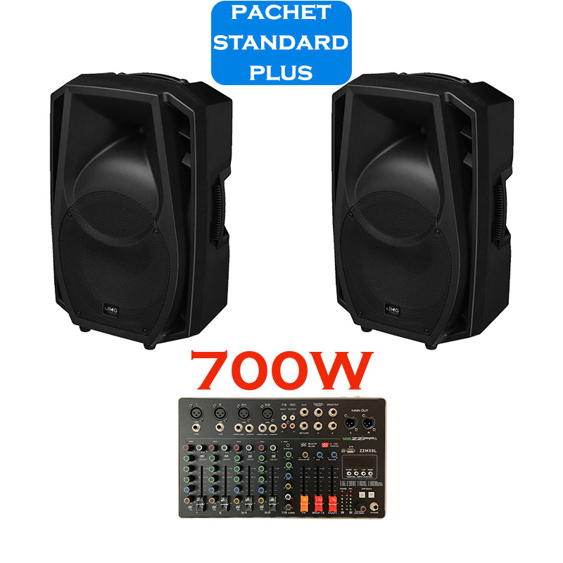 Sistem portabil de sonorizare si adresare publica cu 2 difuzoare active WAVE-12A IMG Stage Line si mixer ZZMX8L ZZIPP, cu player media încorporat USB/SD și Bluetooth, total putere 700W 1 Sistem portabil de sonorizare si adresare publica cu 2 difuzoare active WAVE-12A IMG Stage Line si mixer ZZMX8L ZZIPP, cu player media încorporat USB/SD și Bluetooth, total putere 700W