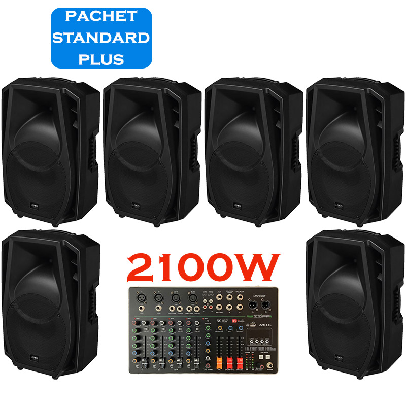 Sistem portabil de sonorizare si adresare publica cu 6 difuzoare active WAVE-12A IMG Stage Line si mixer ZZMX8L ZZIPP, cu player media încorporat USB/SD și Bluetooth, total putere 2100W 1 Sistem portabil de sonorizare si adresare publica cu 6 difuzoare active WAVE-12A IMG Stage Line si mixer ZZMX8L ZZIPP, cu player media încorporat USB/SD și Bluetooth, total putere 2100W