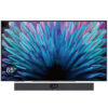 Pachet videoconferinta cu display pentru prezentare Yealink MeetingDisplay 65, diagonala 65″, rezolutie 4K UHD, Android 13 si camera videoconferinta all-in-one cu urmarire inteligenta AI, rezolutie 4K, pentru Zoom Rooms si Teams Rooms, Meetingbar A40, Yealink 1 sistem videoconferinta Yealink 65 inch 4K