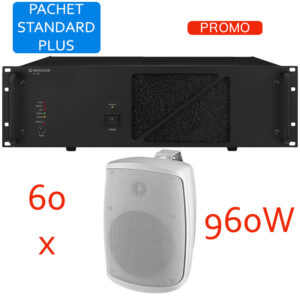 Sistem de sonorizare si adresare publica cu difuzoare de perete WALL-04T/WS si amplificator PA-1960, Monacor, total putere 960W 1 Sistem de sonorizare si adresare publica cu difuzoare de perete WALL-04T/WS si amplificator PA-1960, Monacor, total putere 960W