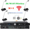 Pachet sistem de conferinta pentru discutii cu vot, cu DSP, digital, wireless 5G WiFi, 30 delegati, 1 presedinte, functie de inregistrare audio USB, VIS-WVC/D-T, Vissonic 1