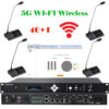 Pachet sistem de conferinta pentru discutii cu vot, cu DSP, digital, wireless 5G WiFi, 40 delegati, 1 presedinte, functie de inregistrare audio USB, VIS-WVC/D-T, Vissonic 1