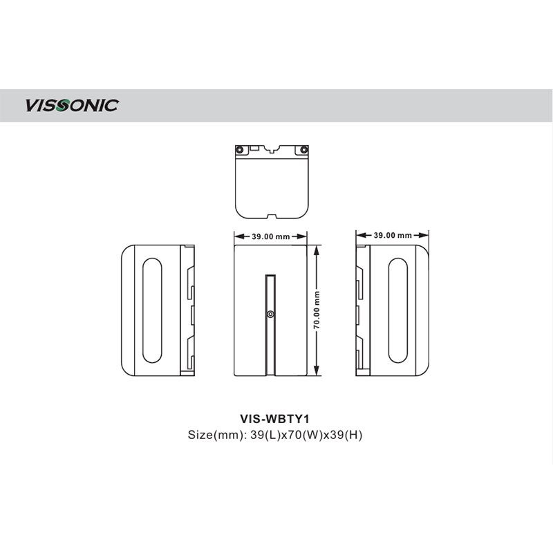Baterie reîncărcabilă pentru unitatea wireless din seria WDC-T, 4900mAh, VIS-WBTY1, Vissonic 2 Baterie reîncărcabilă pentru unitatea wireless din seria WDC-T, 4900mAh, VIS-WBTY1, Vissonic - imagine 2